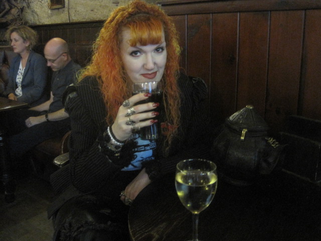 But look!  A friendly face.  Cheers, Lisa!