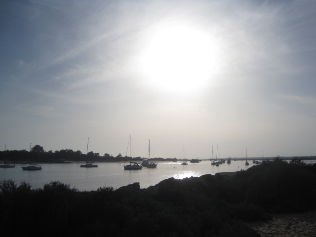 As the sun goes down