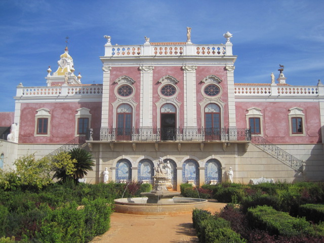 The palace and parterres