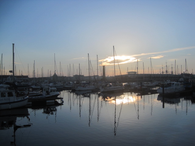 And lighting up the water