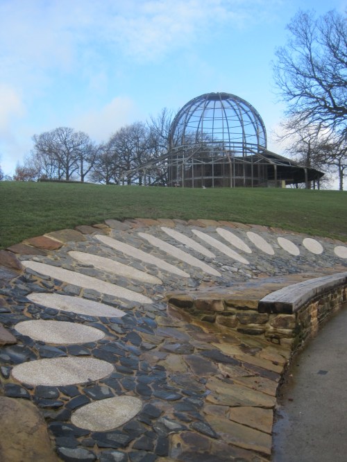 Let's head back up into the park