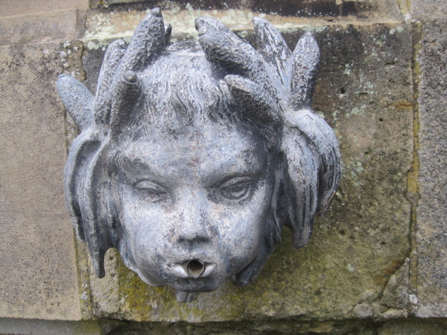 Cherub fountain in the Rose Garden, Castle Howard