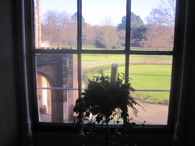 The view to the lawns
