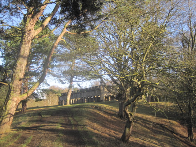 And suddenly you can glimpse it through the trees