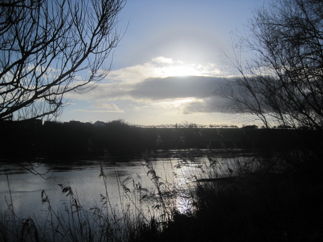 An elusive sun over the Tees