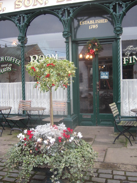 But there's a welcoming light on in the tearooms