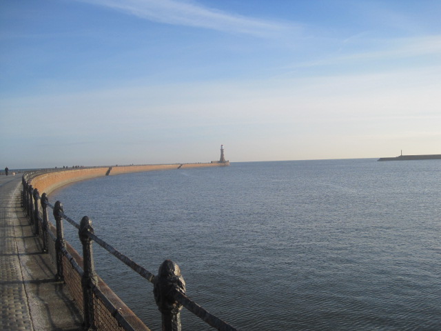 But out on the pier it doesn't seem to matter