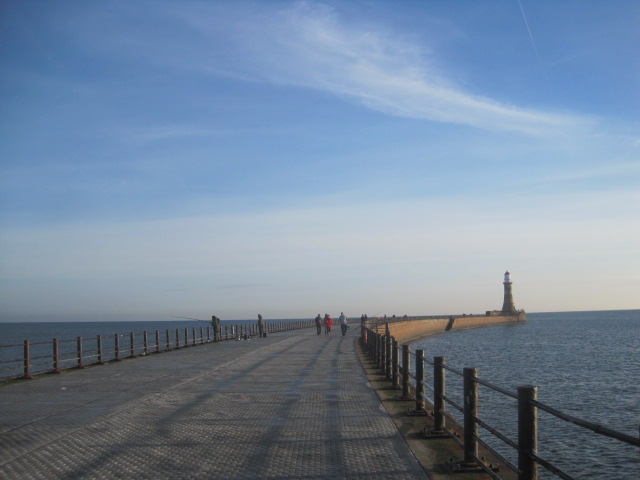 Newly restored Roker Pier