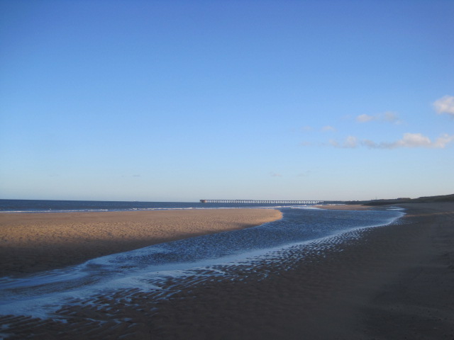 Retreating out to sea