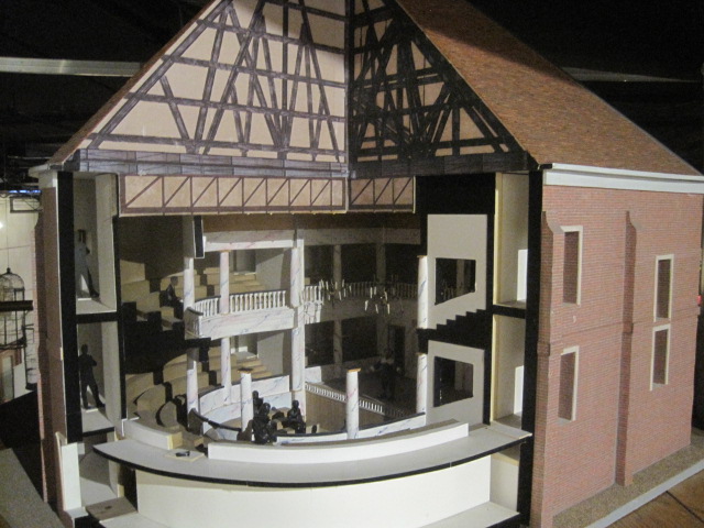 'The Globe' theatre, in miniature