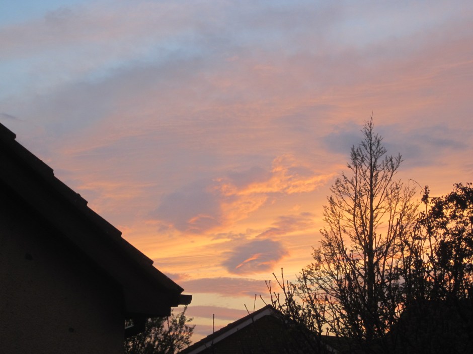 And set behind the house