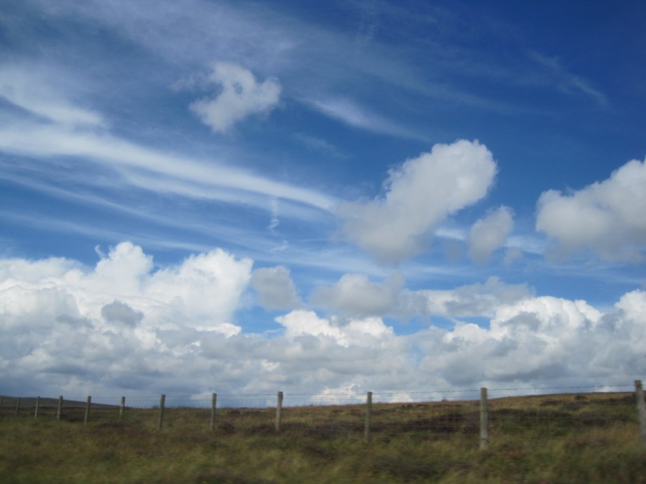 I have lots of cloud photos! These were snatched from the car 