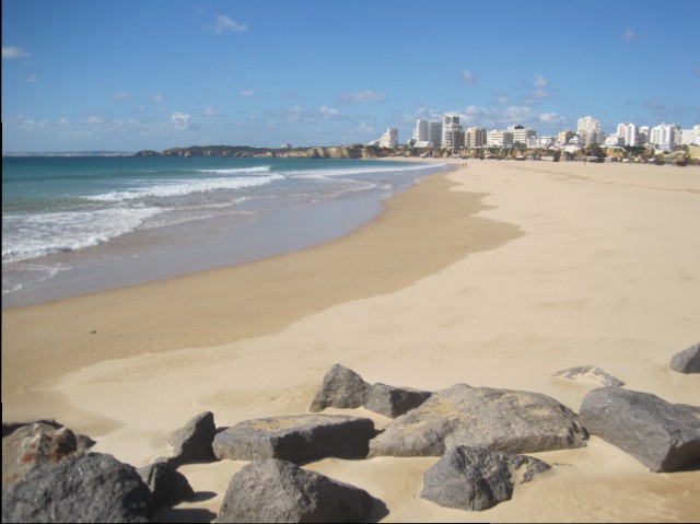 The empty beach tells it's own story!