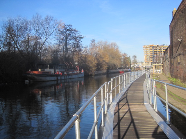 The boardwalk looks brand new!