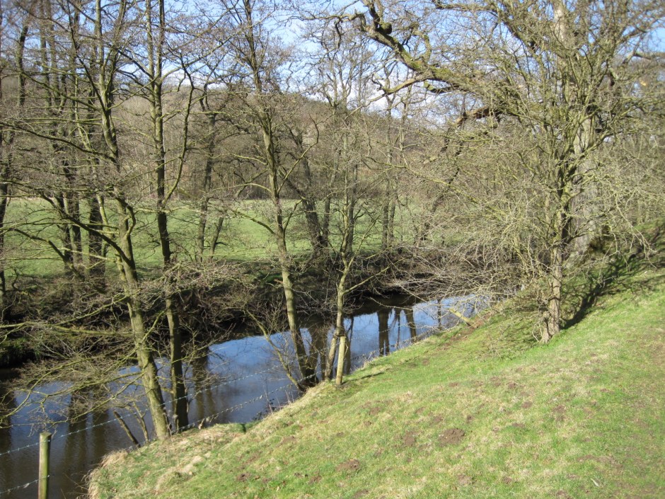 The river is down to your left