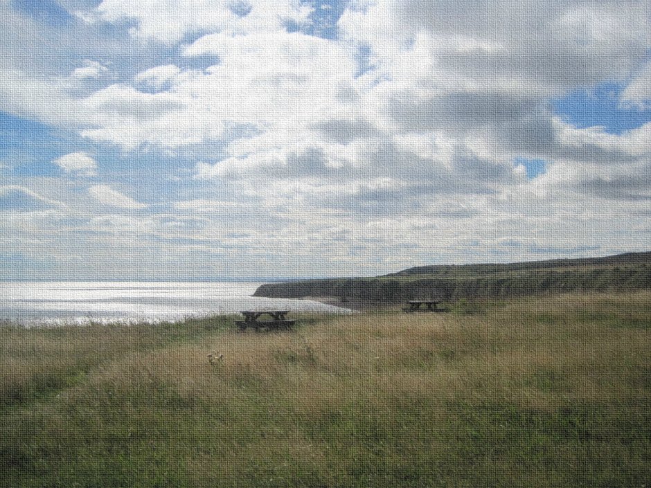 A gentle day on the north east coast of England