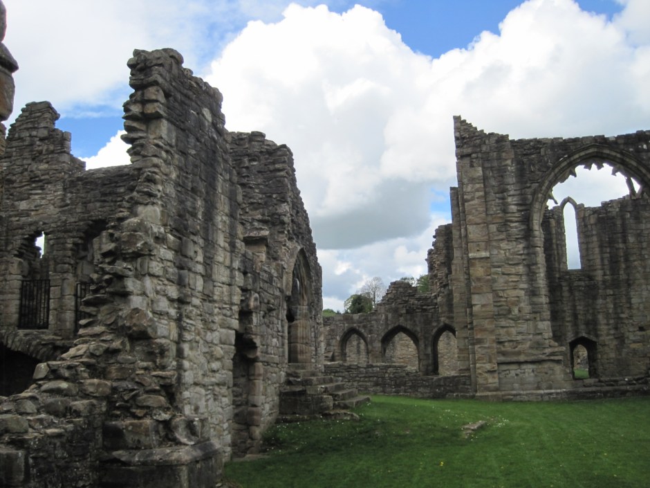 A view through the ruins