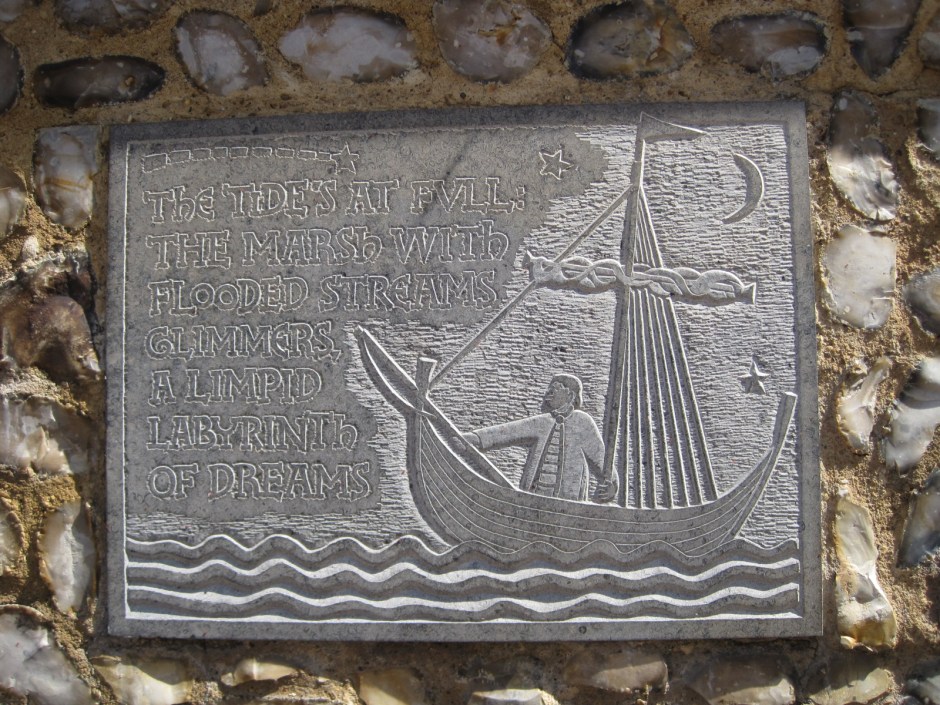 The headstone at Norwich Castle