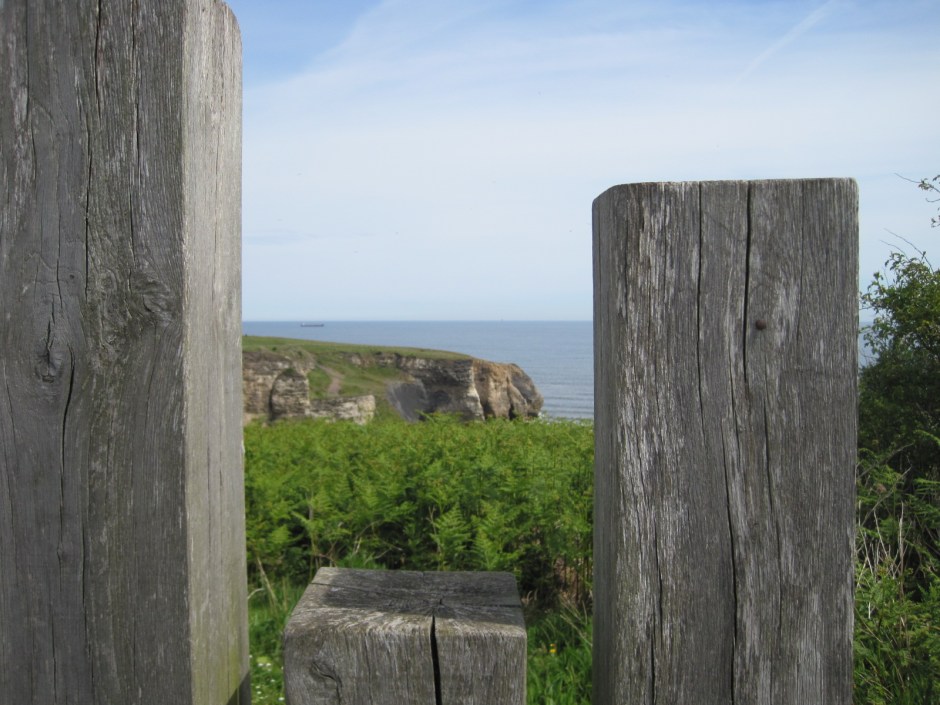 The posts frame the bay beautifully