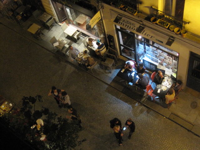 And I'm not averse to spying from my bedroom window