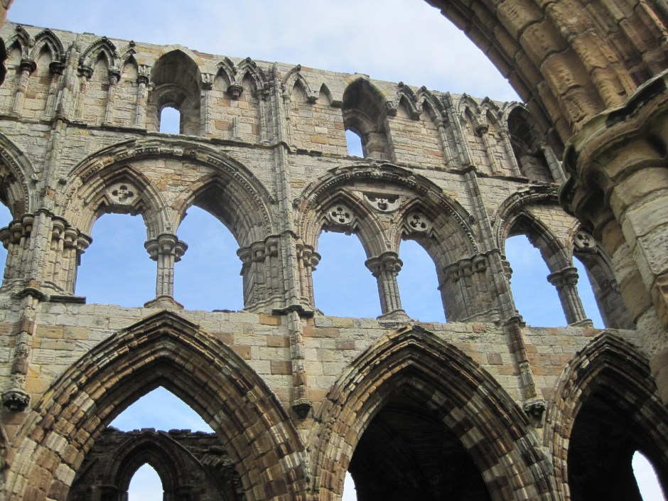 So let's finish with a look up at the abbey