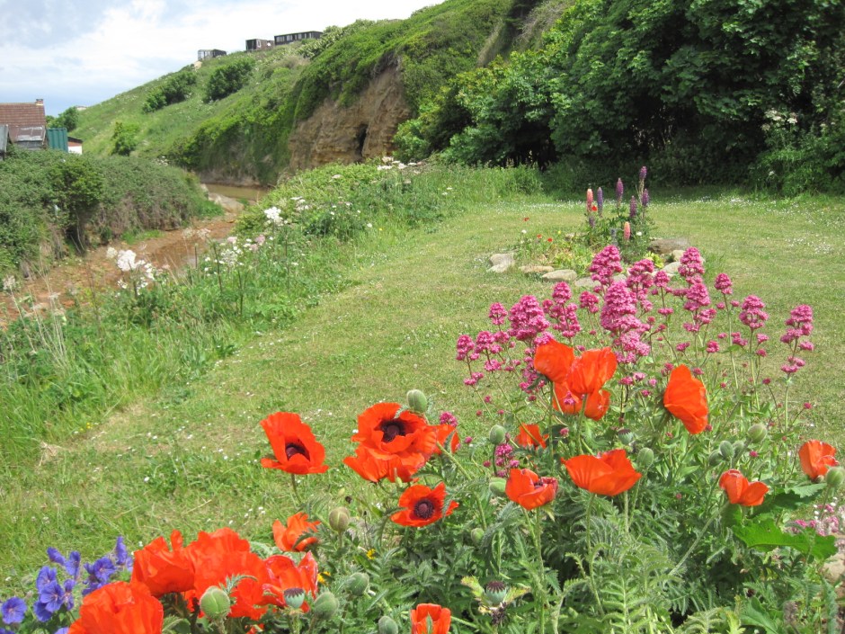 And looking back, the man-made caves