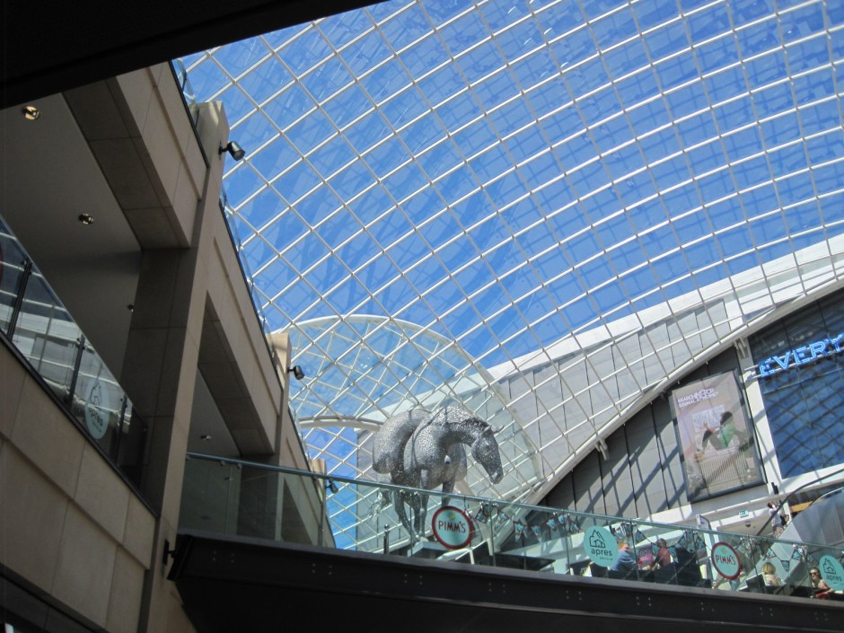 Looking up in the Trinity Centre