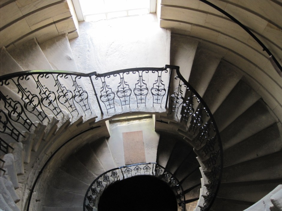 And down the stairwell