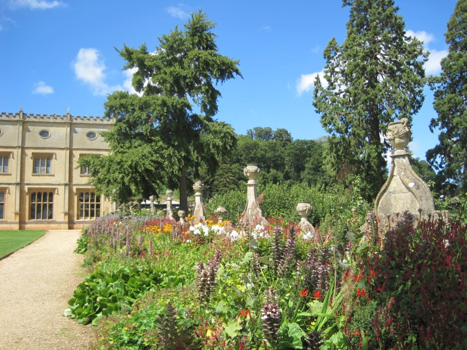 Looking back to the house