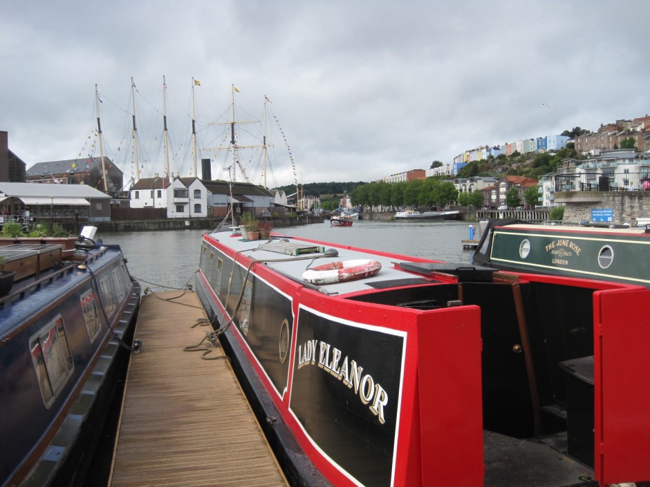 And in the background, the 'SS Great Britain'