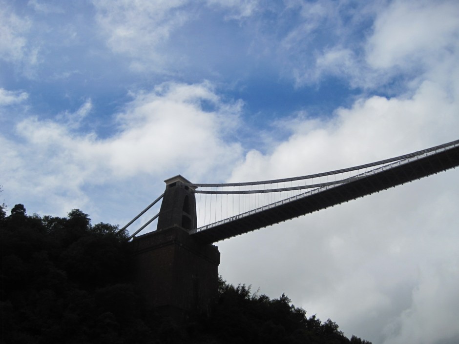 The bridge in silhouette