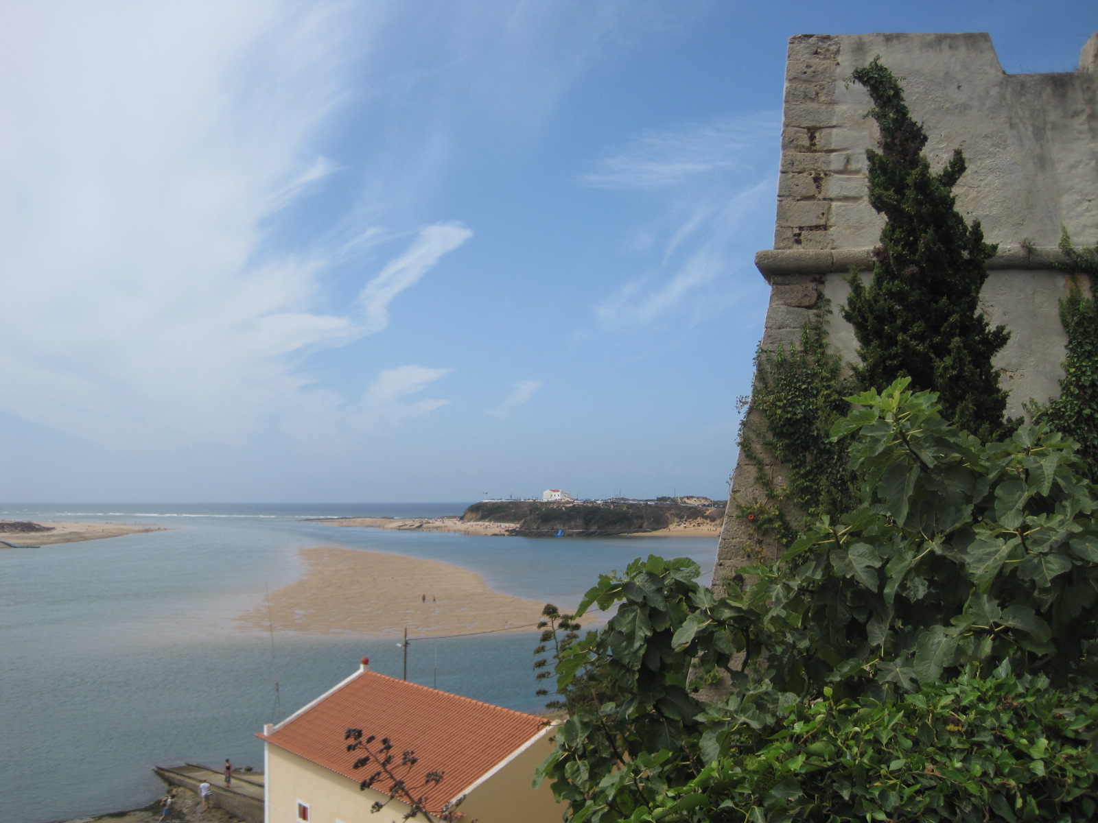 Looking down from the castelo at Vila Nova de Milfontes