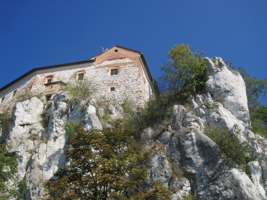 The Benedictine clifftop monastery at Tyniec