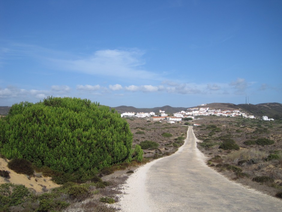 Reassuringly Carrapateira appears ahead