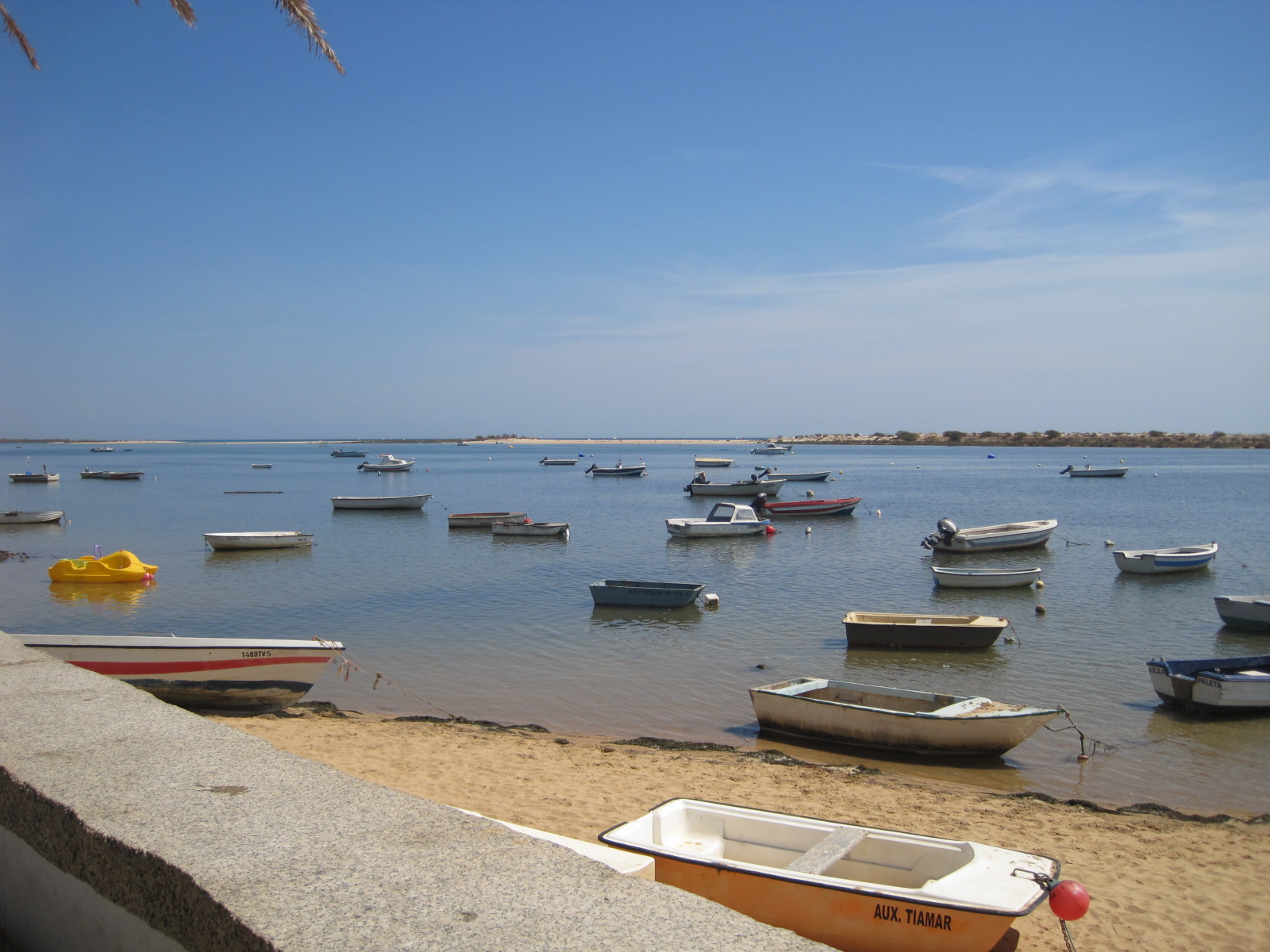 Sitting at a Fabrica beach bar