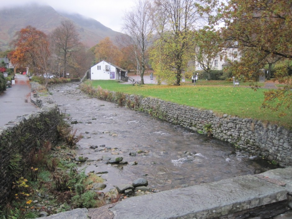 I crossed the stream